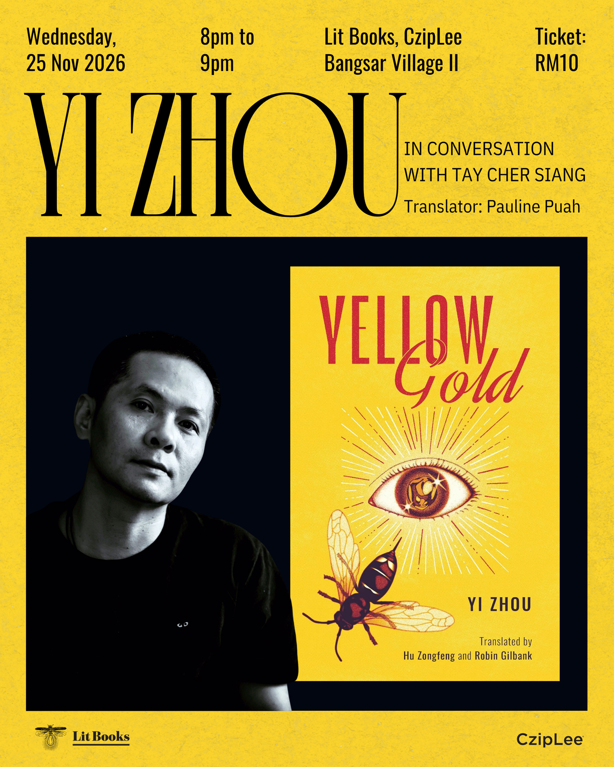 Author Event with Yi Zhou (Yellow Gold)