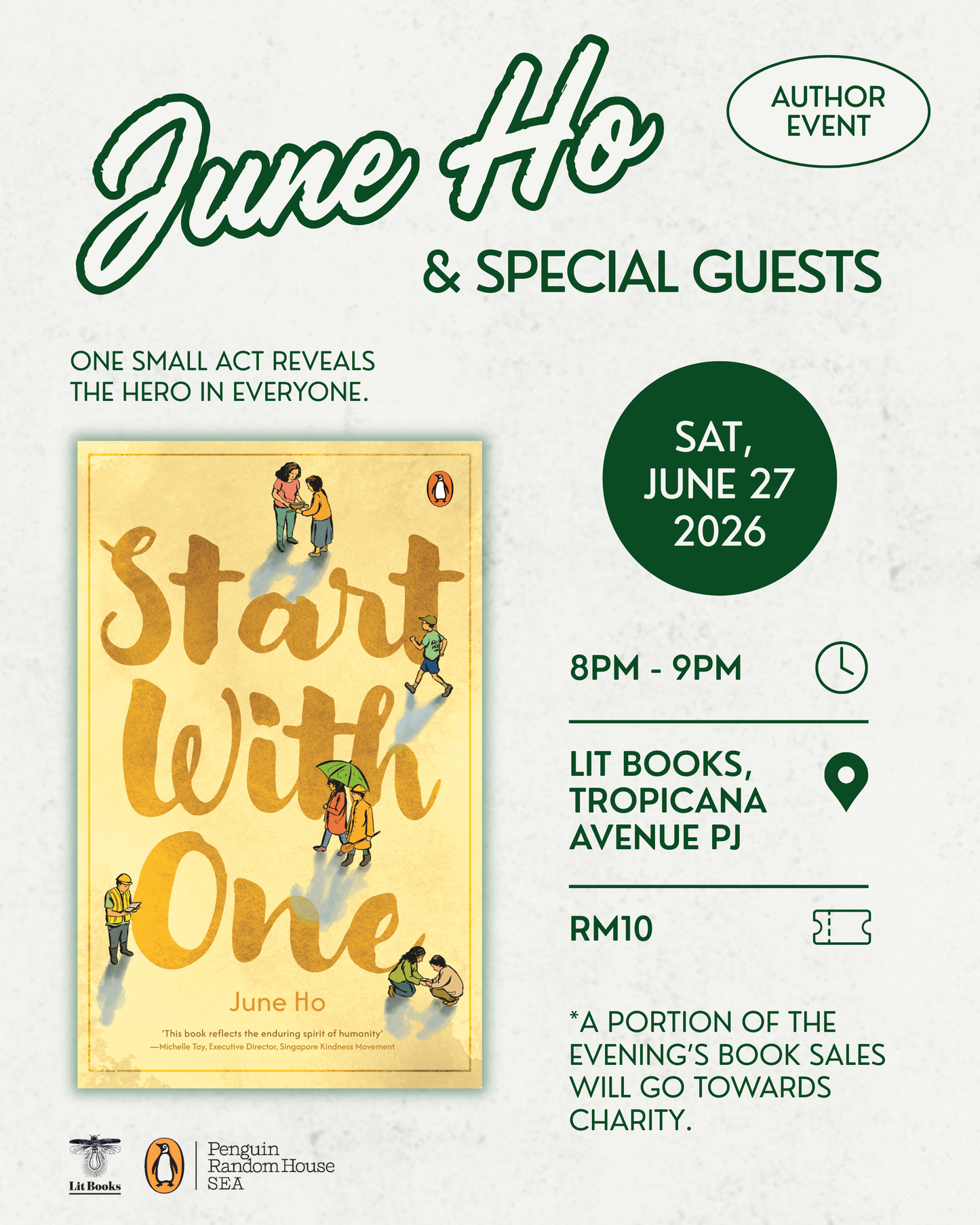 Author Event with June Ho (Start With One)