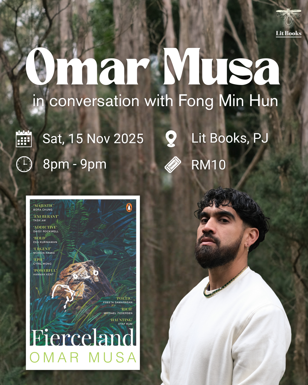 Author Event with Omar Musa (Fierceland)