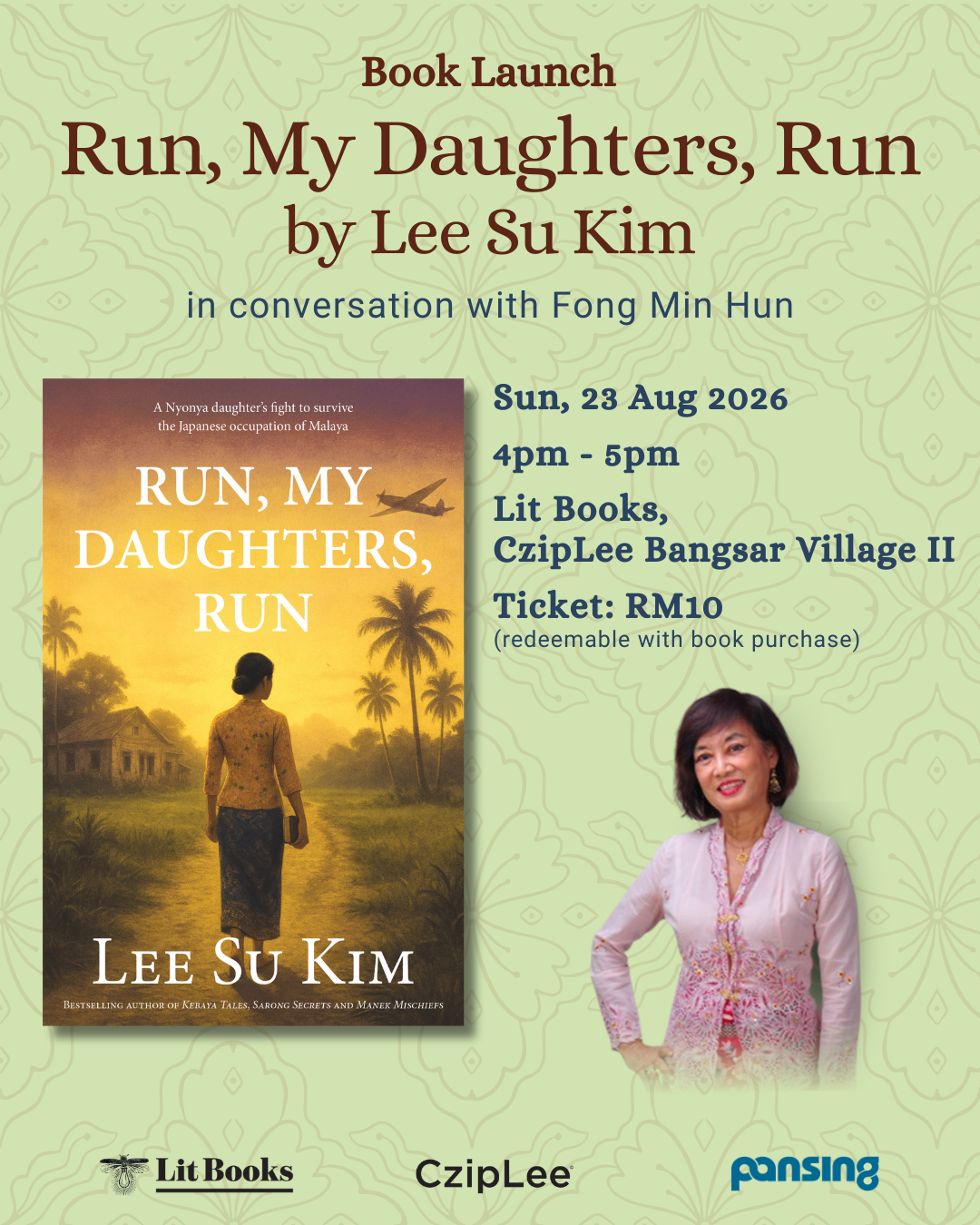 Author Event with Lee Su Kim (Run, My Daughters, Run)
