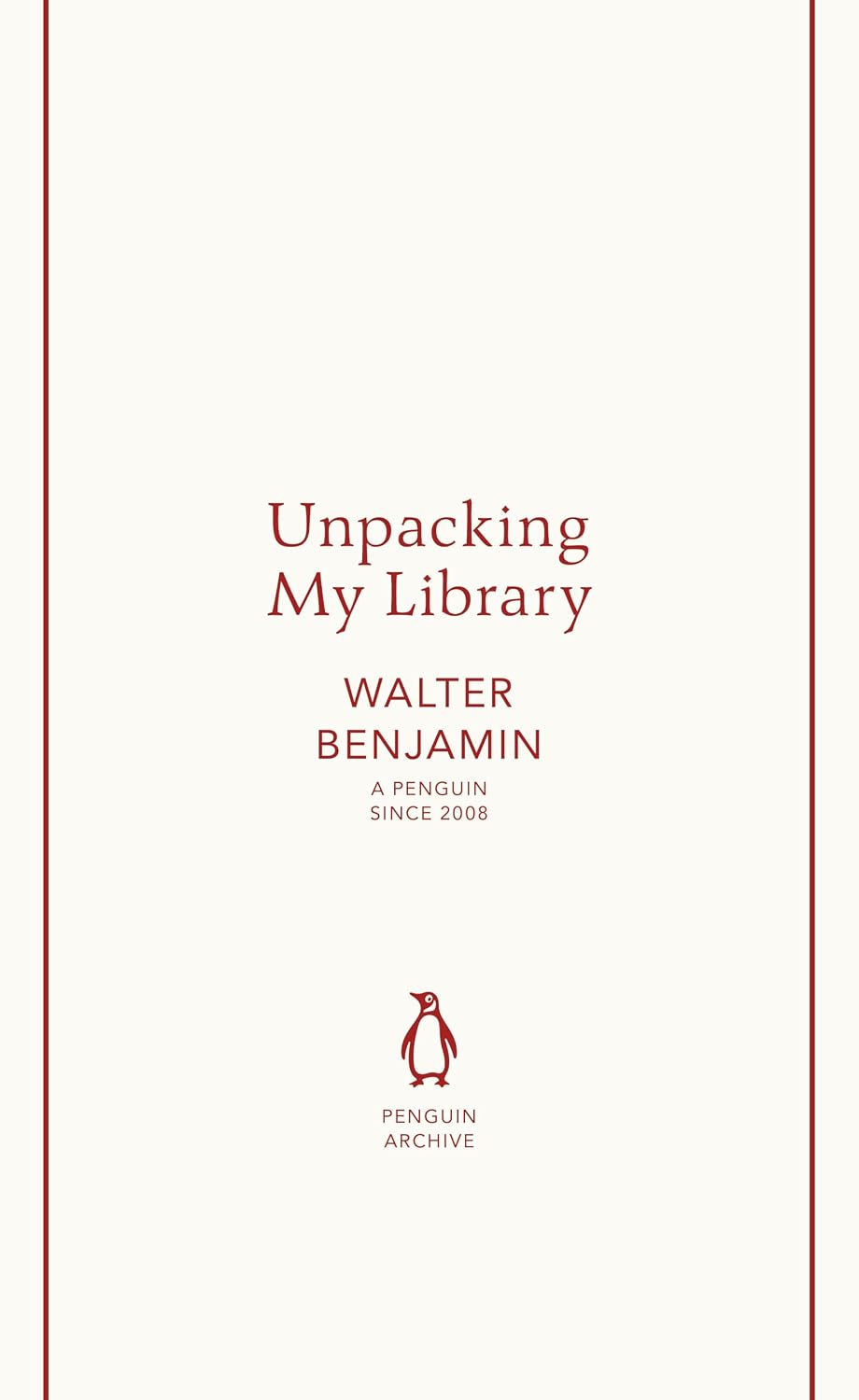 Unpacking My Library